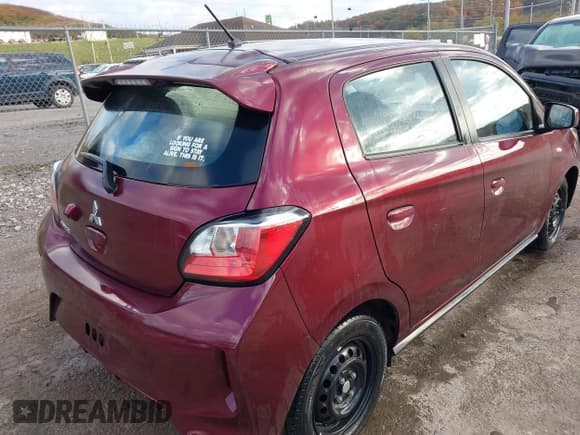 ✅ 2024 Mitsubishi Mirage ES • VIN: ML32AUHJ9RH001935 • Лот: 43534858. Опубликован ранее на IAAI с пробегом 16 702 миль. Бесплатный доступ к архиву аукционных продаж из США и подробный отчёт об истории автомобиля на DreamBid. Изображение 4.