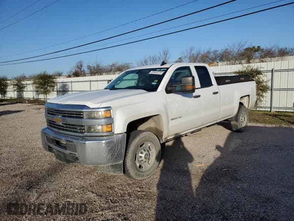 ✅ 2015 Chevrolet Silverado 2500HD Work Truck • VIN: 1GC2CUEG4FZ536046 • Lot: 43203665. Listed on Copart with 99,043 mi. Free auction sales archive from the USA and detailed vehicle history report at DreamBid. Image 1.
