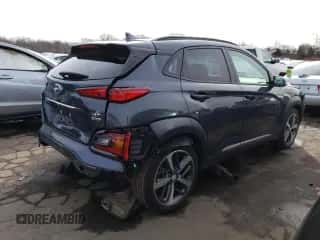 2019 Hyundai Kona Limited z VIN KM8K3CA51KU360901, wystawiony jako Copart lot #41280853 z przebiegiem 25 238 mil mil oraz . Historia ofert i sprzedaży dostępna na DreamBid. Obrazek 3.