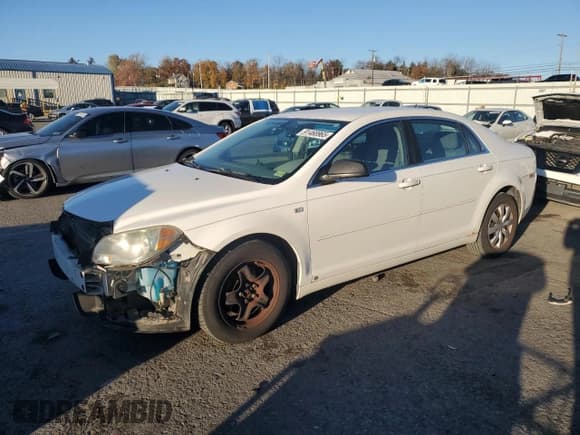 ✅ 2008 Chevrolet Malibu 1LS • VIN: 1G1ZG57B38F297631 • Лот: 91468965. Опубликован ранее на Copart с пробегом 132 037 миль. Бесплатный доступ к архиву аукционных продаж из США и подробный отчёт об истории автомобиля на DreamBid. Изображение 1.