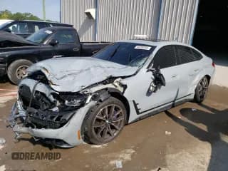 ✅ 2023 BMW 4 Series M440i • VIN: WBA63AW05PFN56369 • Lot: 44258203. Listed on Copart with 7,655 mi. Free auction sales archive from the USA and detailed vehicle history report at DreamBid. Image 1.