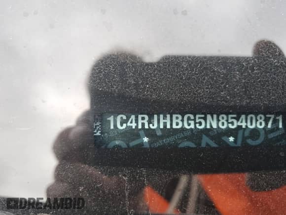 2022 Jeep Grand Cherokee Limited с VIN 1C4RJHBG5N8540871, выставлен на аукционе Copart как лот 85660395 с пробегом 35 321 миль миль и Списание • Salvage title. История ставок и продаж доступна на DreamBid. Изображение 14.