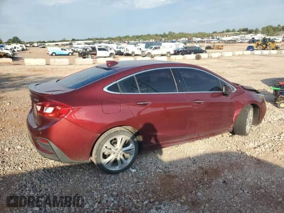2016 Chevrolet Cruze Premier with VIN 1G1BG5SM1G7305910, listed as a Copart auction lot 86592965 with 127,901 mi miles and Salvage title. Bid and sale history available at DreamBid. Image 3.