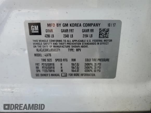 ✅ 2018 Buick Encore Essence • VIN: KL4CJCSM3JB565371 • Lot: 87275425. Wystawiony na Copart z przebiegiem 79 023 mil. Bezpłatny archiwum sprzedaży aukcyjnych z USA i szczegółowy raport historii pojazdu na DreamBid. Zdjęcie 12.