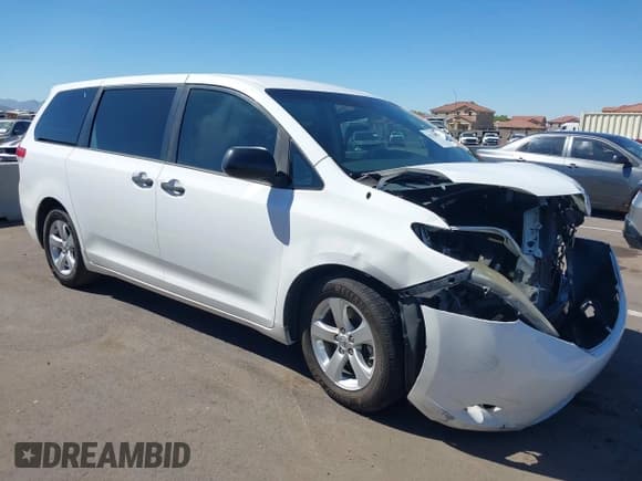 ✅ 2013 Toyota Sienna L • VIN: 5TDZK3DC4DS299440 • Lot: 43336879. Wystawiony na IAAI z przebiegiem 159 610 mil. Bezpłatny archiwum sprzedaży aukcyjnych z USA i szczegółowy raport historii pojazdu na DreamBid. Zdjęcie 1.