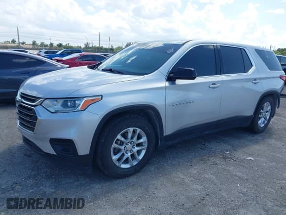 ✅ 2020 Chevrolet Traverse LS • VIN: 1GNERFKW9LJ167575 • Lot: 42026375. Listed on IAAI with 62,454 mi. Free auction sales archive from the USA and detailed vehicle history report at DreamBid. Image 2.