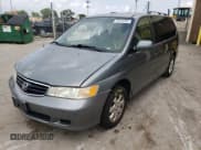 ✅ 2002 Honda Odyssey EX-L • VIN: 5FNRL189X2B024561 • Lot: 60681712. Listed on Copart with 145,839 mi. Free auction sales archive from the USA and detailed vehicle history report at DreamBid. Image 2.
