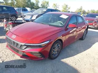 ✅ 2024 Hyundai Elantra SEL • VIN: KMHLM4DG3RU759064 • Lot: 43198214. Listed on IAAI with 12,462 mi. Free auction sales archive from the USA and detailed vehicle history report at DreamBid. Image 2.