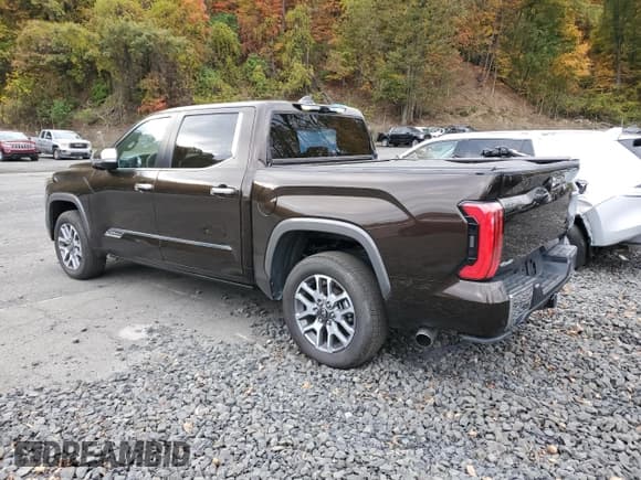 ✅ 2025 Toyota Tundra 1794 Edition • VIN: 5TFMA5DB5SX271783 • Lot: 90078695. Wystawiony na Copart z przebiegiem 11 800 mil. Bezpłatny archiwum sprzedaży aukcyjnych z USA i szczegółowy raport historii pojazdu na DreamBid. Zdjęcie 2.