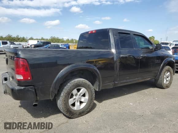 2016 Ram 1500 Express with VIN 1C6RR7FG6GS284573, listed as a Copart auction lot 71500705 with 146,947 mi miles and Salvage title. Bid and sale history available at DreamBid. Image 3.