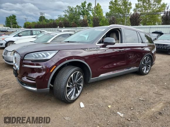 ✅ 2023 Lincoln Aviator Reserve • VIN: 5LM5J7XC5PGL22509 • Lot: 69444905. Listed on Copart with 23,259 mi. Free auction sales archive from the USA and detailed vehicle history report at DreamBid. Image 1.