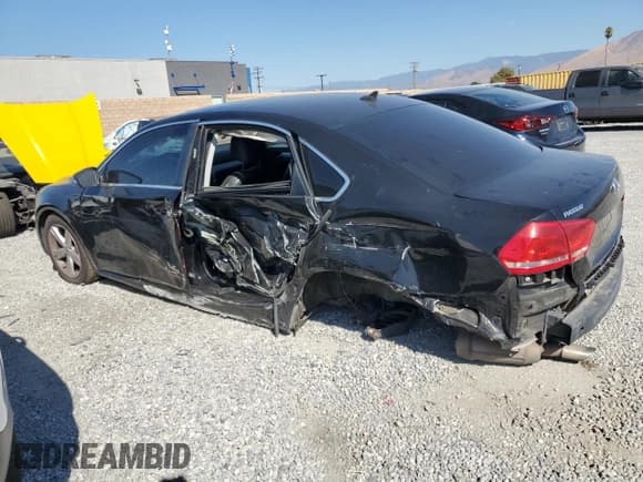 ✅ 2013 Volkswagen Passat SE • VIN: 1VWBP7A37DC123804 • Lot: 71018345. Listed on Copart with 147,640 mi. Free auction sales archive from the USA and detailed vehicle history report at DreamBid. Image 2.