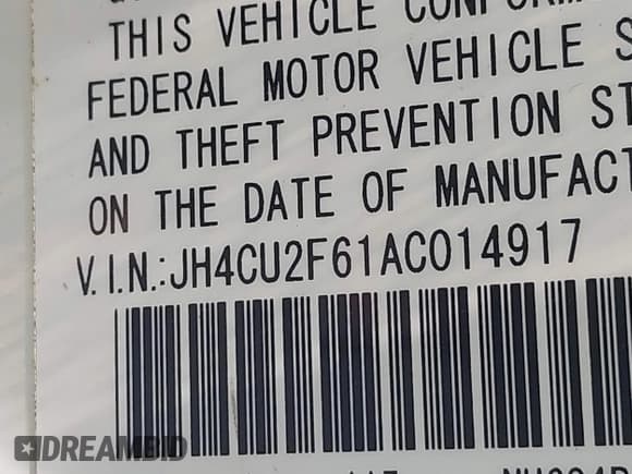 ✅ 2010 Acura TSX • VIN: JH4CU2F61AC014917 • Lot: 42982750. Wystawiony na IAAI z przebiegiem 152 179 mil. Bezpłatny archiwum sprzedaży aukcyjnych z USA i szczegółowy raport historii pojazdu na DreamBid. Zdjęcie 9.