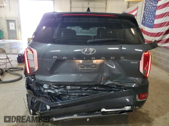 ✅ 2022 Hyundai Palisade Calligraphy • VIN: KM8R7DHE9NU442183 • Lot: 59050414. Listed on Copart with 25,943 mi. Free auction sales archive from the USA and detailed vehicle history report at DreamBid. Image 6.