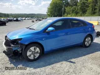 2017 Hyundai Ioniq Blue with VIN KMHC65LCXHU036910, listed as a Copart auction lot 64790123 with 111,866 mi miles and . Bid and sale history available at DreamBid. Image 1.