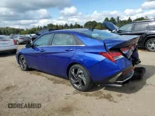 2024 Hyundai Elantra SEL z VIN KMHLS4DG2RU646096, wystawiony jako Copart lot #81487635 z przebiegiem 25 617 mil mil oraz Szkoda całkowita • Salvage title. Historia ofert i sprzedaży dostępna na DreamBid. Obrazek 2.