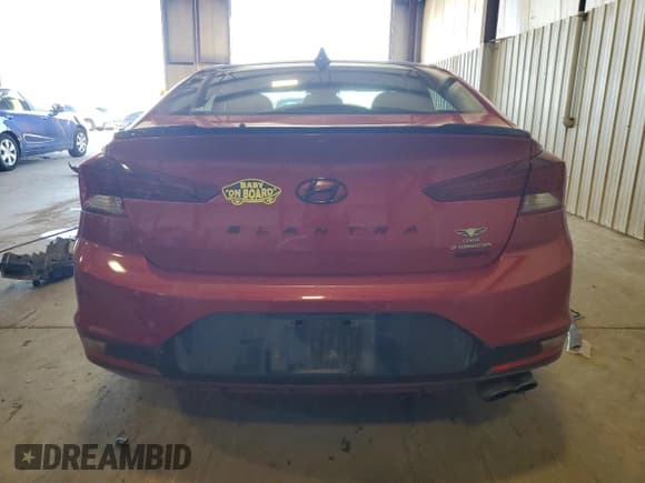 ✅ 2019 Hyundai Elantra Sport • VIN: KMHD04LB1KU842066 • Lot: 69753475. Listed on Copart with 87,907 mi. Free auction sales archive from the USA and detailed vehicle history report at DreamBid. Image 6.