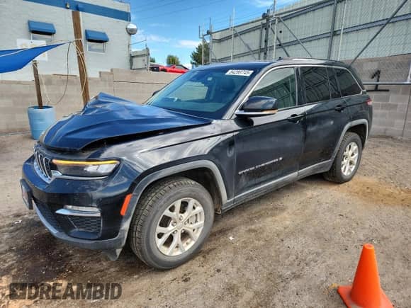 2023 Jeep Grand Cherokee Limited с VIN 1C4RJHBG8PC510361, выставлен на аукционе Copart как лот 84289745 с пробегом 63 500 миль миль и Списание • Salvage title. История ставок и продаж доступна на DreamBid. Изображение 1.