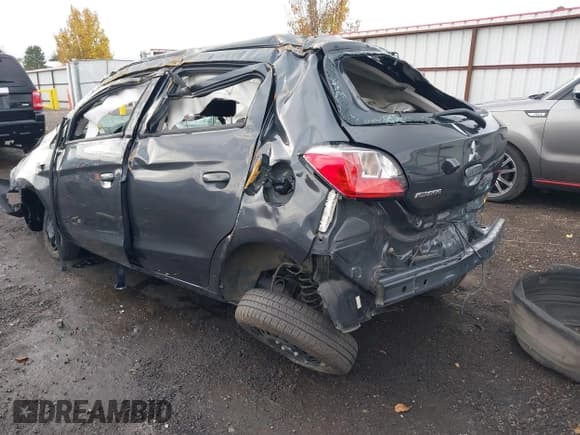 ✅ 2024 Mitsubishi Mirage ES • VIN: ML32AUHJ6RH027618 • Lot: 43683868. Listed on IAAI with 17,008 mi. Free auction sales archive from the USA and detailed vehicle history report at DreamBid. Image 3.