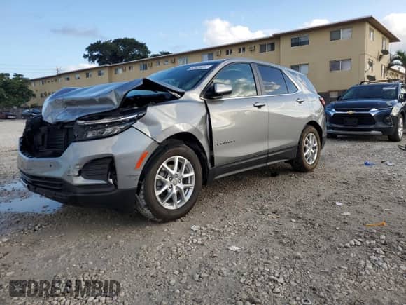 2024 Chevrolet Equinox LT с VIN 3GNAXTEG0RL249476, выставлен на аукционе Copart как лот 87029284 с пробегом 27 053 миль миль и Чистый • Clean title. История ставок и продаж доступна на DreamBid. Изображение 1.