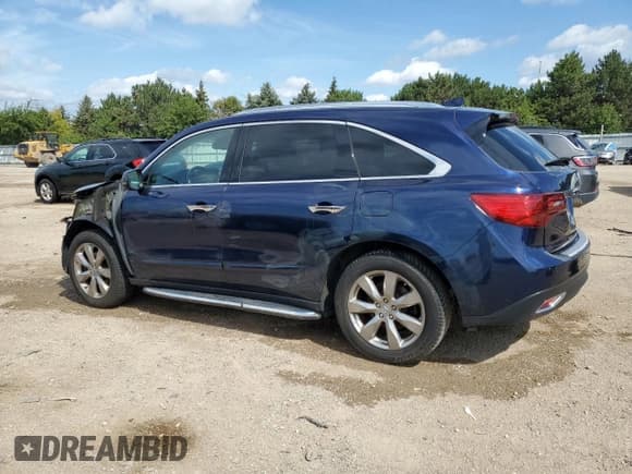 ✅ 2015 Acura MDX Advance • VIN: 5FRYD4H88FB025987 • Lot: 71152965. Listed on Copart with 52,496 mi. Free auction sales archive from the USA and detailed vehicle history report at DreamBid. Image 2.
