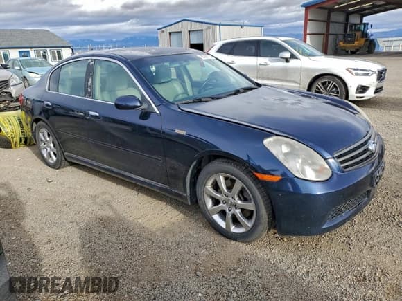 ✅ 2006 Infiniti G35 • VIN: JNKCV51EX6M518199 • Lot: 95308755. Listed on Copart with Not provided. Free auction sales archive from the USA and detailed vehicle history report at DreamBid. Image 4.