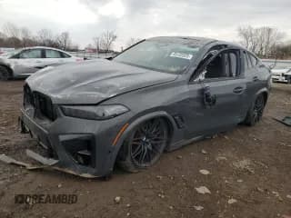 ✅ 2025 BMW X6 M • VIN: 5YM23ET03S9Y65382 • Lot: 49132825. Listed on Copart with Not provided. Free auction sales archive from the USA and detailed vehicle history report at DreamBid. Image 1.