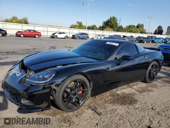 2005 Chevrolet Corvette with VIN 1G1YY24U155121708, listed as a Copart auction lot 75888114 with 112,316 mi miles and Salvage title. Bid and sale history available at DreamBid. Image 1.