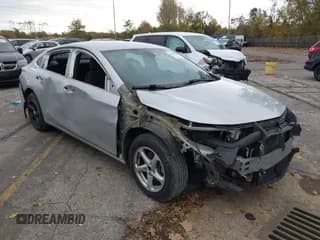 ✅ 2016 Chevrolet Malibu LS • VIN: 1G1ZB5ST3GF322024 • Lot: 43528159. Listed on IAAI with 92,612 mi. Free auction sales archive from the USA and detailed vehicle history report at DreamBid. Image 1.