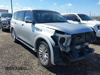 ✅ 2015 Infiniti QX80 • VIN: JN8AZ2ND6F9770987 • Lot: 43691408. Listed on IAAI with 164,259 mi. Free auction sales archive from the USA and detailed vehicle history report at DreamBid. Image 1.