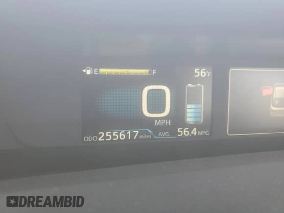 2020 Toyota Prius L Eco с VIN JTDKARFU2L3114427, выставлен на аукционе Copart как лот 57138115 с пробегом 255 617 миль миль и Списание • Salvage title. История ставок и продаж доступна на DreamBid. Изображение 9.