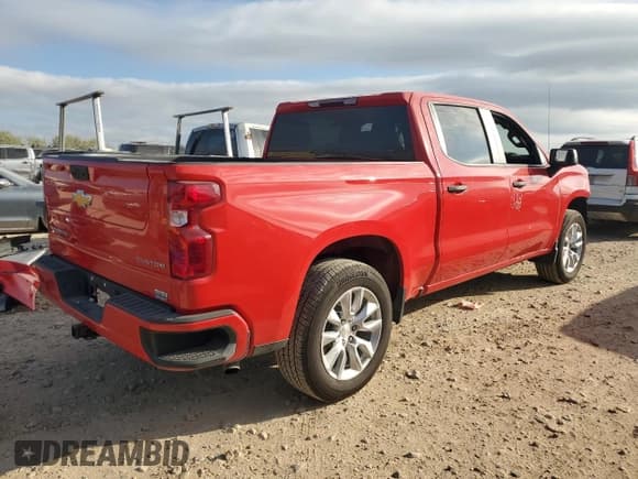 ✅ 2025 Chevrolet Silverado 1500 Custom • VIN: 3GCPABEK0SG261869 • Лот: 82534715. Опубликован ранее на Copart с пробегом 5 627 миль. Бесплатный доступ к архиву аукционных продаж из США и подробный отчёт об истории автомобиля на DreamBid. Изображение 3.