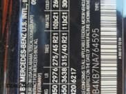 ✅ 2022 Mercedes-Benz GLE 350 • VIN: 4JGFB4KB7NA764595 • Lot: 71998905. Wystawiony na Copart z przebiegiem 53 444 mil. Bezpłatny archiwum sprzedaży aukcyjnych z USA i szczegółowy raport historii pojazdu na DreamBid. Zdjęcie 13.