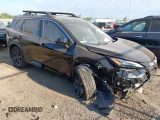 ✅ 2025 Nissan Rogue SV • VIN: 5N1BT3BB3SC801812 • Lot: 43093943. Listed on IAAI with 6,579 mi. Free auction sales archive from the USA and detailed vehicle history report at DreamBid. Image 1.