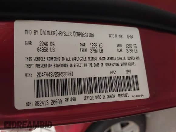 2005 Dodge Magnum SE с VIN 2D4FV48V25H536201, выставлен на аукционе IAAI как лот 42831334 с пробегом 136 818 миль миль и . История ставок и продаж доступна на DreamBid. Изображение 9.