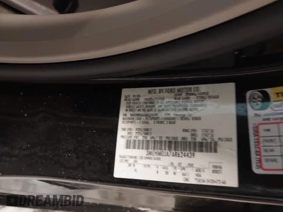 ✅ 2010 Mercury Milan Premier • VIN: 3MEHM0JA7AR624439 • Лот: 43826306. Опубликован ранее на IAAI с пробегом 123 407 миль. Бесплатный доступ к архиву аукционных продаж из США и подробный отчёт об истории автомобиля на DreamBid. Изображение 9.