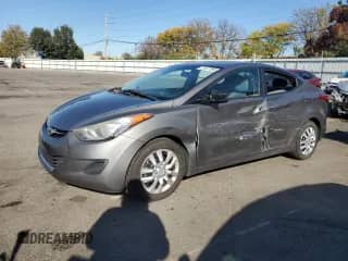 2013 Hyundai Elantra GLS with VIN 5NPDH4AEXDH183878, listed as a Copart auction lot 87437395 with 147,118 mi miles and Salvage title. Bid and sale history available at DreamBid. Image 1.