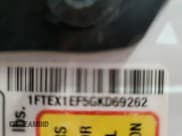 ✅ 2016 Ford F-150 XLT • VIN: 1FTEX1EF5GKD69262 • Lot: 90700675. Listed on Copart with 111,356 mi. Free auction sales archive from the USA and detailed vehicle history report at DreamBid. Image 12.