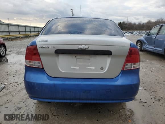 2005 Chevrolet Aveo SVM z VIN KL1TD52665B429694, wystawiony jako Copart lot #86814544 z przebiegiem 186 764 mil mil oraz Nie do naprawy • Non repairable. Historia ofert i sprzedaży dostępna na DreamBid. Obrazek 6.