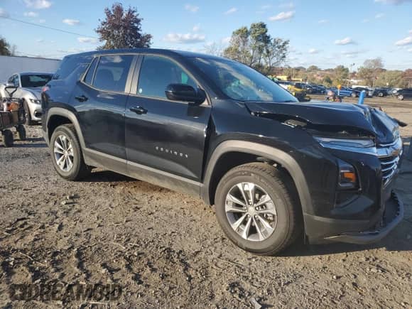 2025 Chevrolet Equinox AWD LT with VIN 3GNAXPEG2SL316625, listed as a Copart auction lot 90637865 with 14,745 mi miles and Non repairable. Bid and sale history available at DreamBid. Image 4.