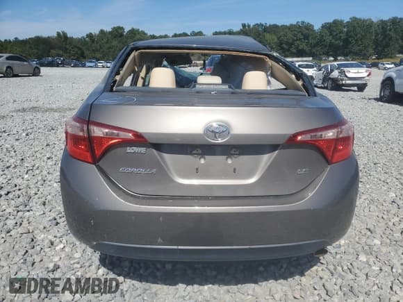 ✅ 2017 Toyota Corolla LE • VIN: 5YFBURHE0HP721020 • Lot: 84905105. Listed on Copart with 175,956 mi. Free auction sales archive from the USA and detailed vehicle history report at DreamBid. Image 6.