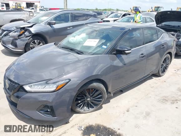 ✅ 2021 Nissan Maxima Platinum • VIN: 1N4AA6FV0MC507840 • Lot: 42557286. Listed on IAAI with 50,856 mi. Free auction sales archive from the USA and detailed vehicle history report at DreamBid. Image 2.