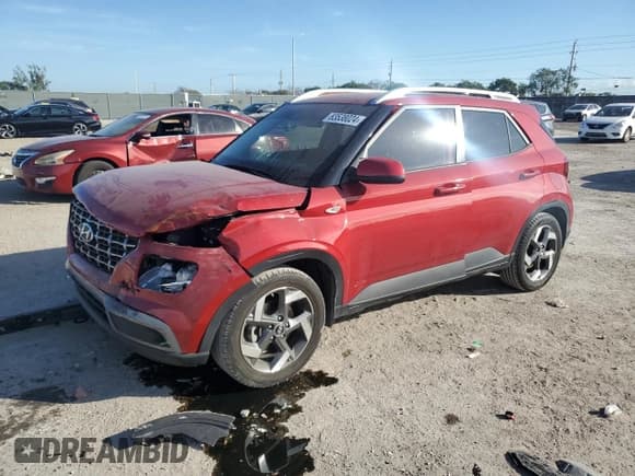 ✅ 2021 Hyundai Venue SEL • VIN: KMHRC8A31MU075838 • Lot: 83538024. Listed on Copart with 57,997 mi. Free auction sales archive from the USA and detailed vehicle history report at DreamBid. Image 1.