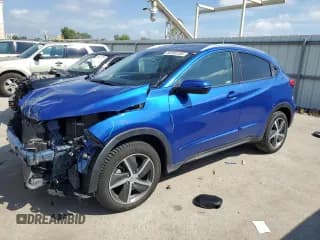 ✅ 2022 Honda HR-V EX • VIN: 3CZRU5H50NM736637 • Лот: 82093705. Опубликован ранее на Copart с пробегом 52 982 миль. Бесплатный доступ к архиву аукционных продаж из США и подробный отчёт об истории автомобиля на DreamBid. Изображение 1.