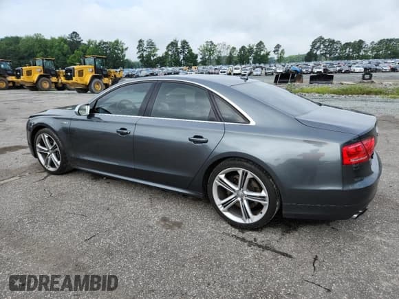 ✅ 2013 Audi S8 • VIN: WAUD2AFD4DN033570 • Lot: 59245015. Listed on Copart with 147,381 mi. Free auction sales archive from the USA and detailed vehicle history report at DreamBid. Image 2.