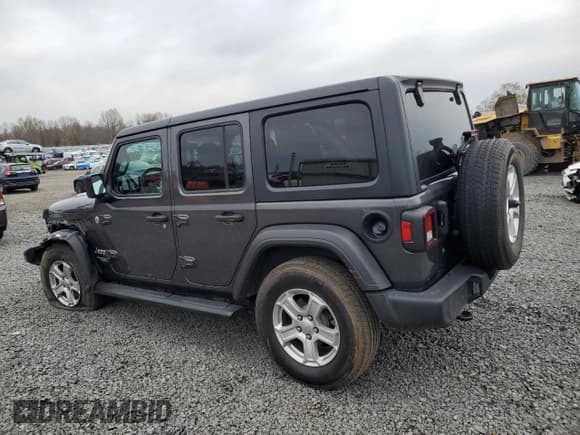 ✅ 2020 Jeep Wrangler Unlimited Sport S • VIN: 1C4HJXDN1LW139683 • Lot: 53299595. Listed on Copart with 74,140 mi. Free auction sales archive from the USA and detailed vehicle history report at DreamBid. Image 2.