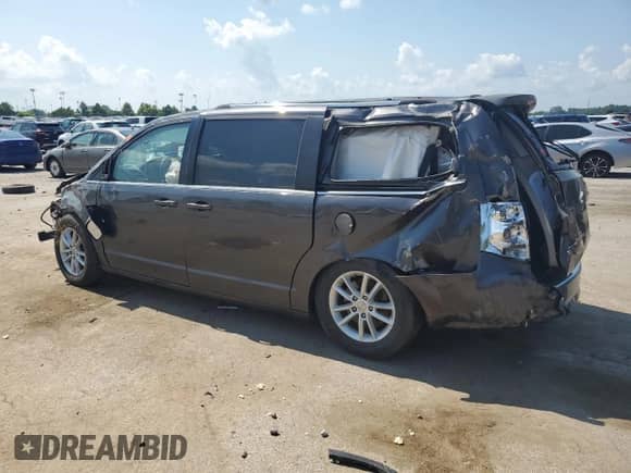 2018 Dodge Grand Caravan SXT z VIN 2C4RDGCG2JR240607, wystawiony jako Copart lot #66540115 z przebiegiem Nie podano mil oraz Szkoda całkowita • Salvage title. Historia ofert i sprzedaży dostępna na DreamBid. Obrazek 2.