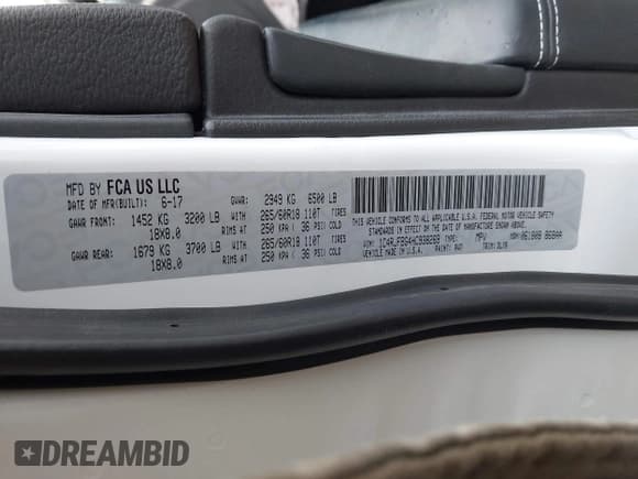 ✅ 2017 Jeep Grand Cherokee Limited • VIN: 1C4RJFBG4HC938269 • Лот: 43358847. Опубликован ранее на IAAI с пробегом 71 194 миль. Бесплатный доступ к архиву аукционных продаж из США и подробный отчёт об истории автомобиля на DreamBid. Изображение 9.