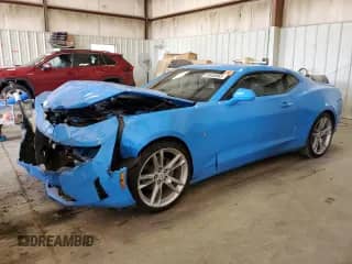 2023 Chevrolet Camaro 2LT with VIN 1G1FD1RX8P0100127, listed as a Copart auction lot 65455865 with 31,424 mi miles and Salvage title. Bid and sale history available at DreamBid. Image 1.