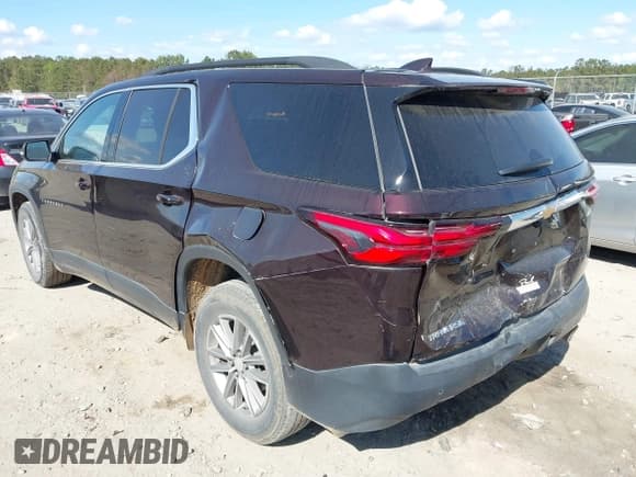 ✅ 2022 Chevrolet Traverse LT Cloth • VIN: 1GNERGKW3NJ111110 • Lot: 41908408. Listed on IAAI with 62,724 mi. Free auction sales archive from the USA and detailed vehicle history report at DreamBid. Image 3.